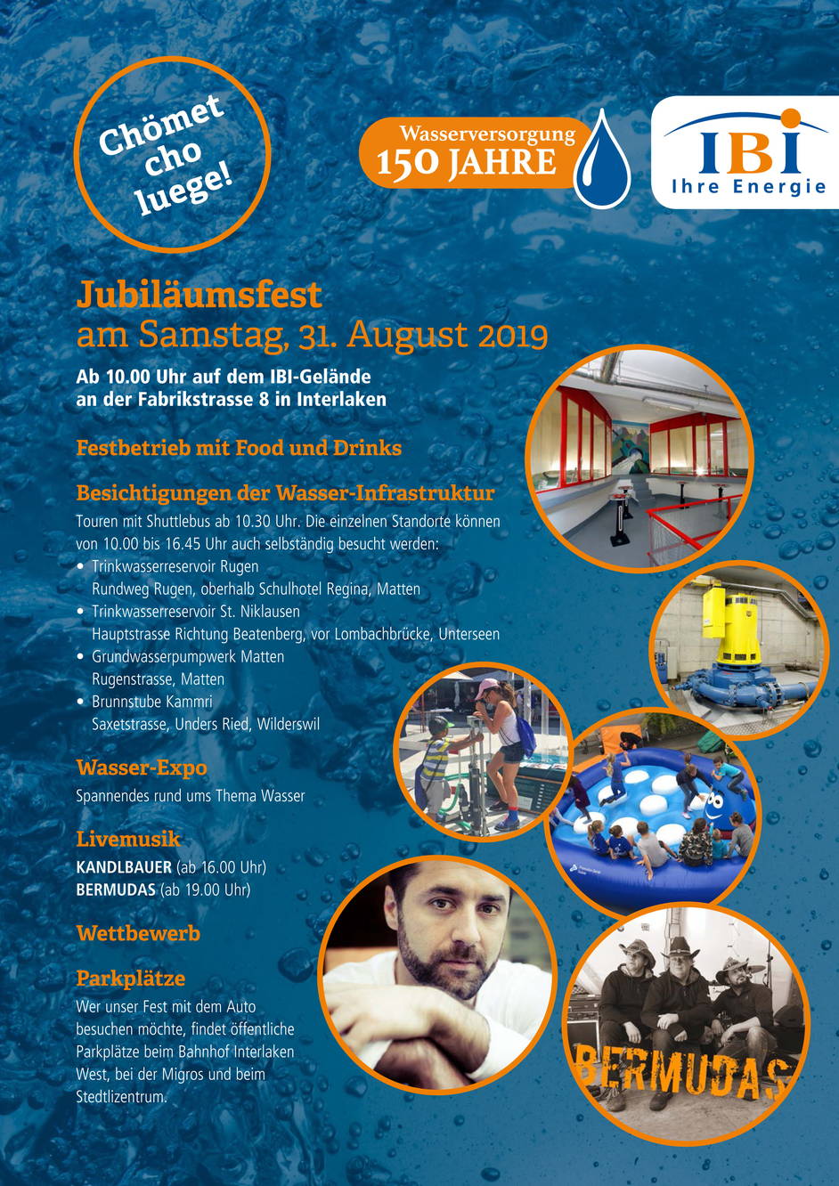 Jubiläumsfeier am 31. August 2019 Jubiläumsfeier am 31. August 2019