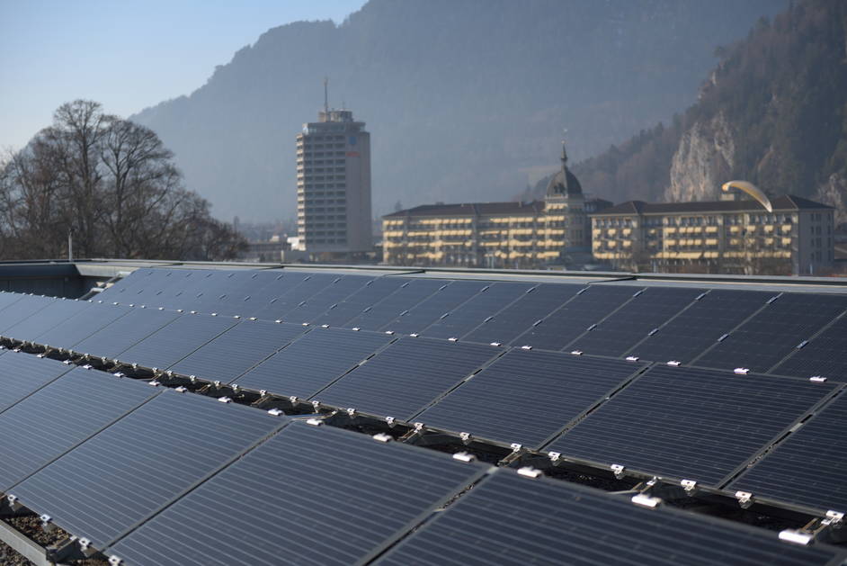 Photovoltaik-Anlage Sekundarschule Interlaken